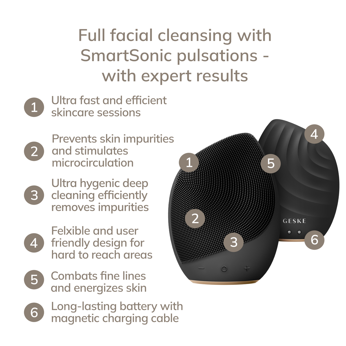 Sonic Facial Brush | 5 in 1