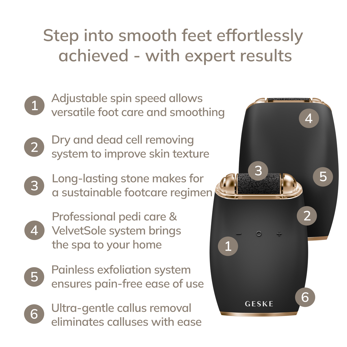 Electric Pumice Foot Smoothing Roller | 7 in 1