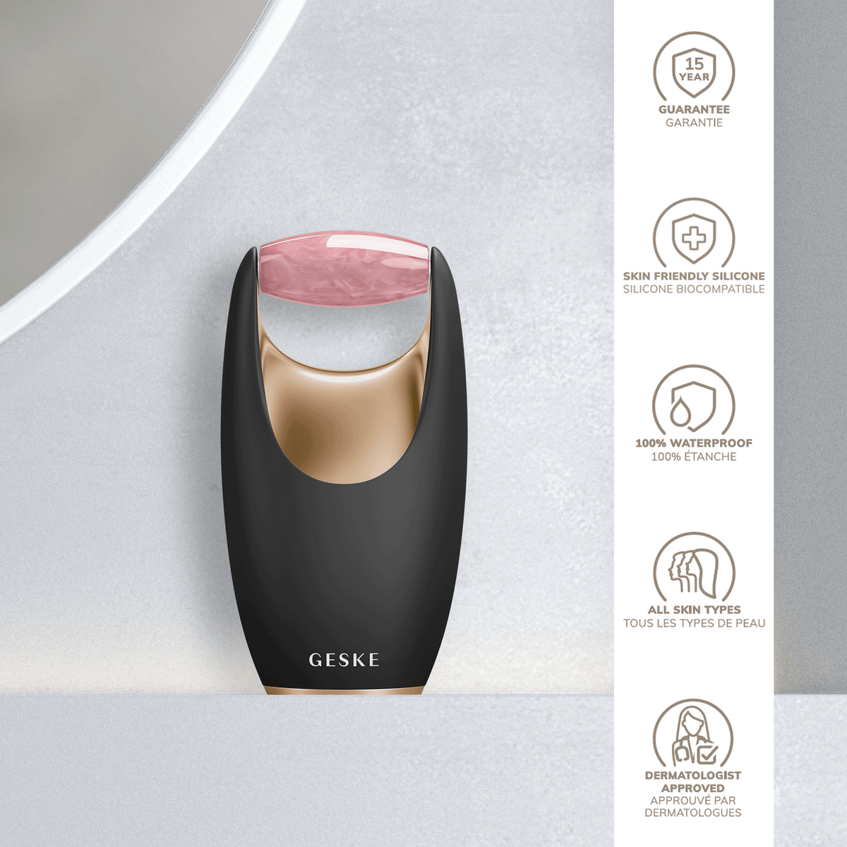 Rose Quartz Roller | 5 in 1