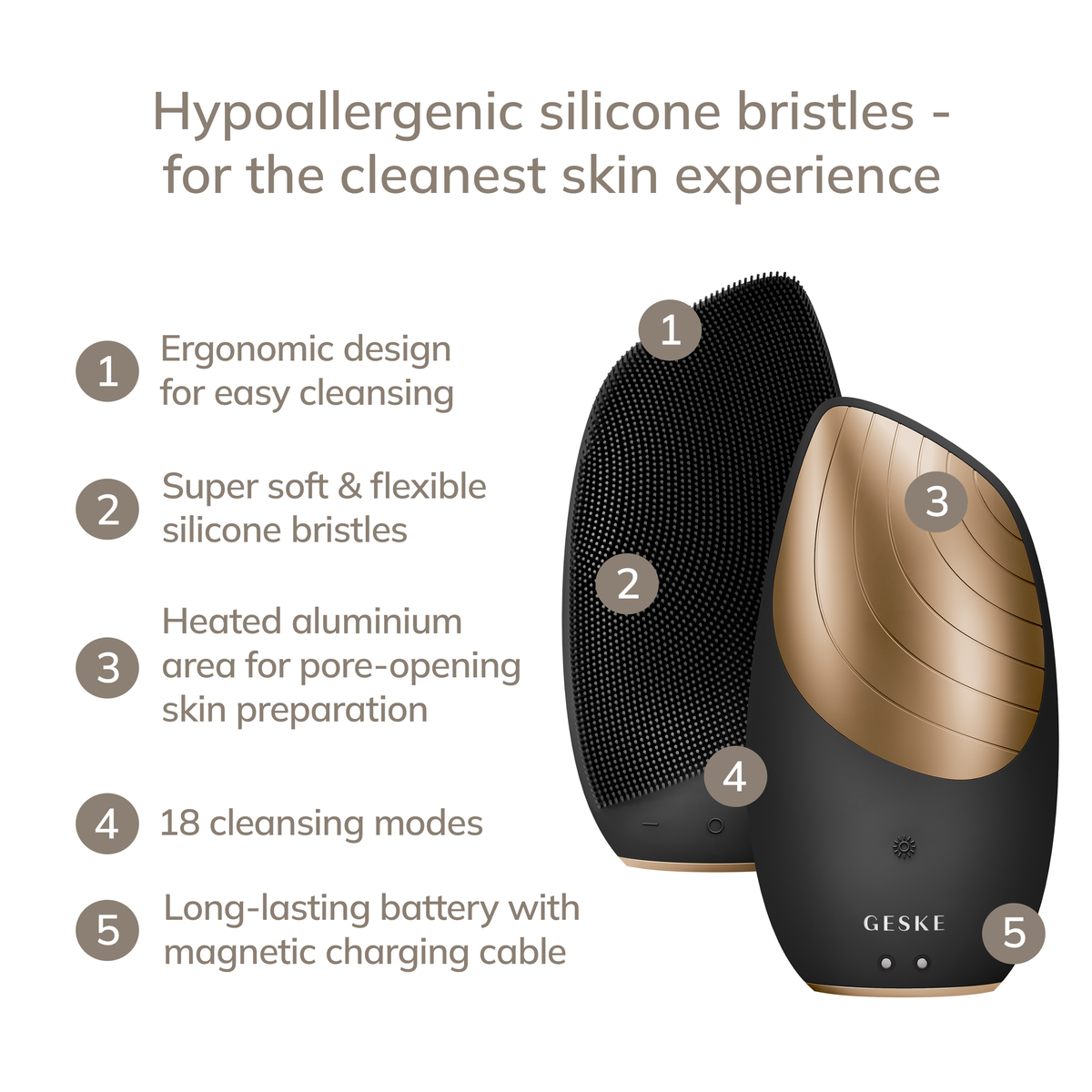 Sonic Thermo Facial Brush | 6 in 1